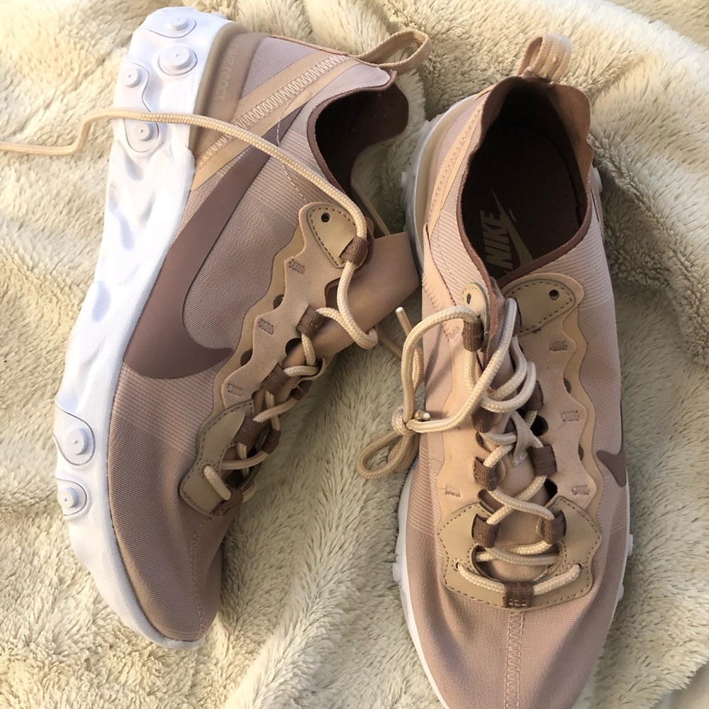 Nike React WOS 8.5 Worn Once Pink/Mauve/Wht